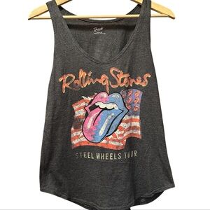 Bravado Women's Rolling Stones Steel Wheels Tank Top